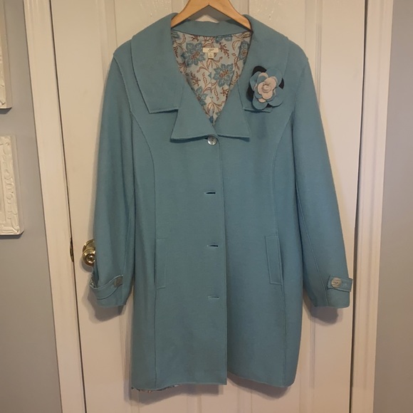 J. JILL RETIRED ALPACA/WOOL COAT - Picture 9 of 9